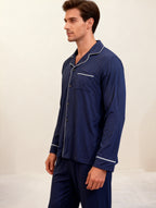 Mens TENCEL™ Modal PJ Set - Navy